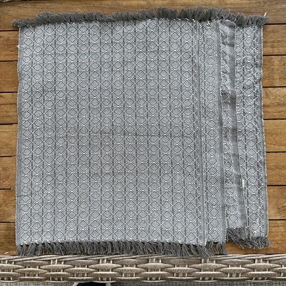 World Market Cocoa & White (4) Placemats - Picture 1 of 4